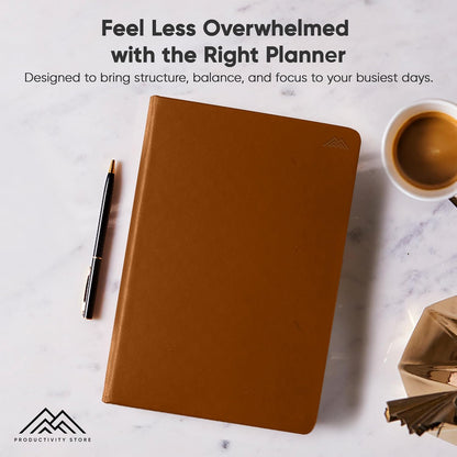 July 2025-2026 Planner 8.5 x 11 Pro Max - Dated Productivity & Academic 2025-2026 - Daily, Weekly & Monthly Planner With July Start Date - A4 - Productivity Store