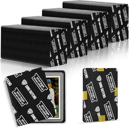 Ding Defend 510-Pack Trading Card Protector Shipping - 3.5 x 4.5 Inch Black Hobby Card Shipping Supplies w/Rounded Corners, Lightweight & Reusable for Raw Top Loaders, Semi-Rigids, Team Bags