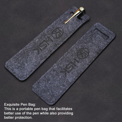 HSK Luxury Ballpoint Pens gift Pen Black Refill Line width 0.5mm,Best Ball Pen Gift Set for Men & Women Professional Executive,Office,Nice Pens Classy Gift Box (White)