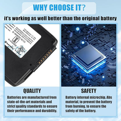 5PCS BT-000318 Replacement Battery for Zebra for Symbol TC55 TC77 TC70 TC75 TC70x TC700H TC700K TC72 TC720L TC75X 82-171249-02 BTRY-TC7X-46MA2 Barcode Scanner