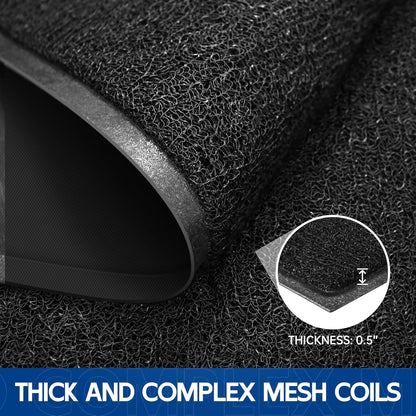 Sturdy Front Door Mat, 72" x 36" Heavy Duty Indoor Outdoor Doormat for Entryway, Fade Resistant, Waterproof Low Profile Entry Mat, Non Slip Welcome Mat for Outside Entrance, Patio, Home