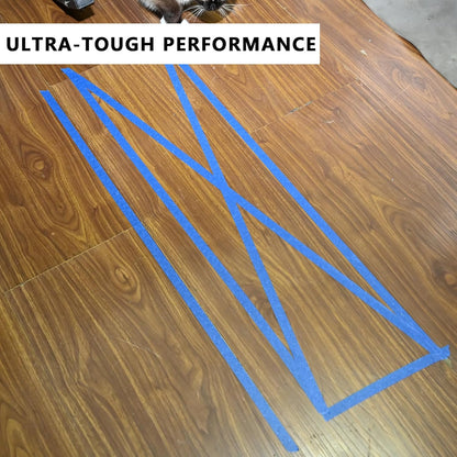 SWRT 2 Inch x 55 Yards x 12 Rolls (660 Total Yards) Premium Blue Painters Tape - Masking Tape, Paint Tape, Multi-Surface Blue Tape for Painting, No Residue, Easy Removal, Decorating, Trim, Crafts