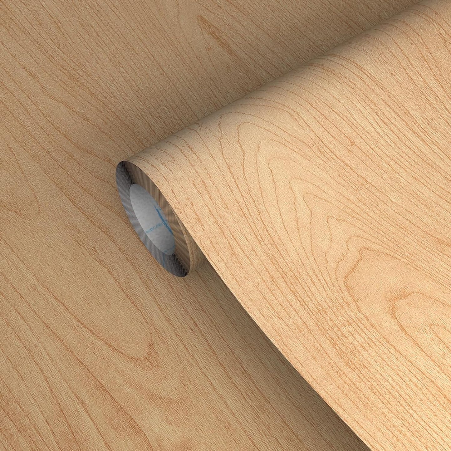 GSCIT Club Maple Wallpaper, 15.7 inch X 25ft Self Adhesive Wood Grain Repair Tape Patch for Tables, Chairs, Baseboards, Doors, Windows, Floors, Handicraft DIY.