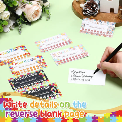 Fumete 400 Pcs Punch Cards for Classroom Reward Cards Behavior Incentive Loyalty Awards for Kids Students Teachers School Business, 8 Styles, 3.5 x 2 in(20 Christian Punches Style)