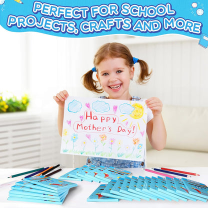 16 Sets 192 Pack Erasable Colored Pencils 12 Colors Pencils Smooth Colors with Erasers for Drawing Sketching Coloring Books Kids Adults Beginners Artists School Coloring Supplies