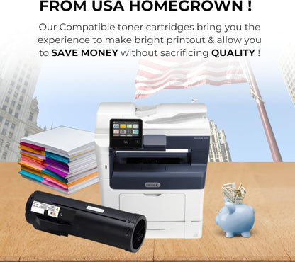 Toner PROS (TM) Remanufactured Xerox Versalink 106R03582 Toner Cartridge - Black High Capacity Toner Replacement for Xerox Versalink B400 / B405 Printers - Pages Yield 13,900, 1 Pack