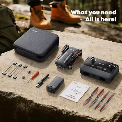 Bwine F7MINI 4K Video 8K Photo Drones with Camera for Adults, 3-Axis Gimbal EIS, 249g FAA-exempt, Over 6KM Transmission, AI GPS Smart Return, Follow, Waypoint, Orbit Fly, Better for Beginner 32Mins