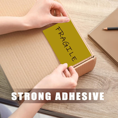 3 x 5 Inch 250Pcs Rectangle Color Coding Stickers,Strong Adhesion Easy to Write Label for Moving,Box Organization,Inventory,Business,Olive