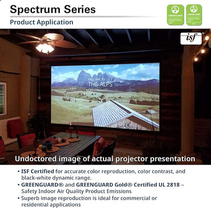 Elite Screens Spectrum, 84-inch Diag 4:3, Electric Motorized 4K/8K Ready Drop Down Projector Screen, ELECTRIC84V