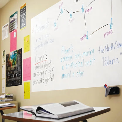 Magnetic Whiteboard Contact Paper, 24" x 39" Stick on Magnetic Dry Erase White Board Sticker on Wall, Easy to Write for Drawing, School, Office, Kitchen Fridge