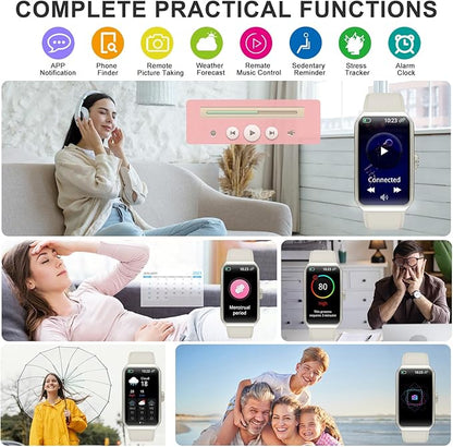 Fitness Tracker with Heart Rate/Blood Oxygen/Sleep Monitor, Smart Watches for Women Men, 100+ Sports Modes, Activity Step Trackers Smart Watch for Android iOS Phones