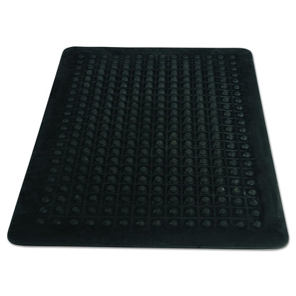 Guardian Flex Step Antifatigue Floor Mat, Rubber, 2'x3', Black