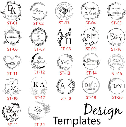 Custom Logo Text Stamp - Personalized Stamp Clearly Impressions on Various Surfaces Custom Stamp for Business Logo Branding or Crafting Needs