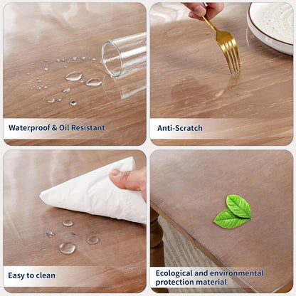 14 x 63 Inch Clear Table Cover, 2mm Thick Protector