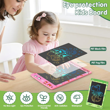 4 Pack LCD Writing Tablet for Kids, 8.5 Inch Colorful Doodle Board Drawing Pad, Party Favor Educational Learning School Prize Birthday Gifts for Boys Girls Age 3 4 5 6 7 8