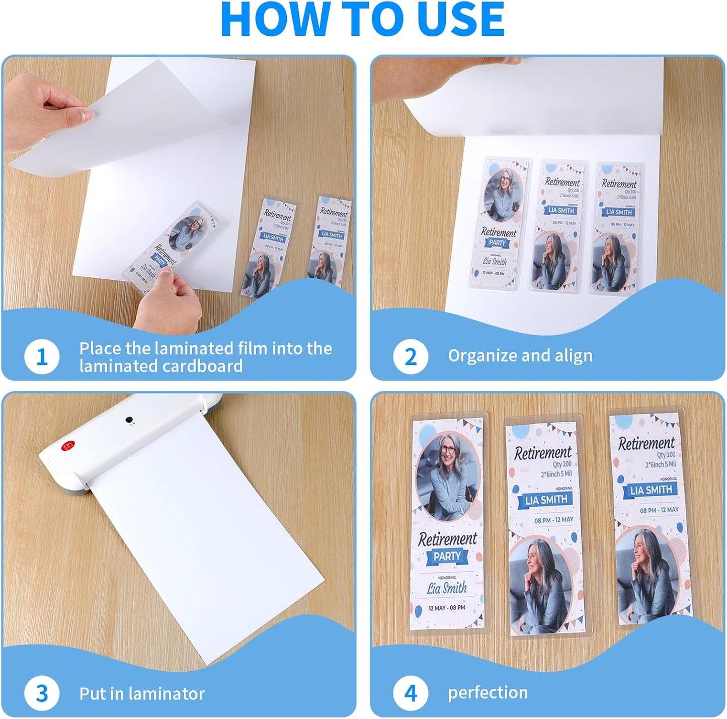 Laminator Carrier Sleeve Thermal Laminating Carrier Sheets with All Brand Laminating Pouch (5, Legal Size)