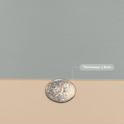 Leather Dresser Cover,1.8mm Thick,14x78 Inch,Dresser Protector Top,Dresser Top Protector,Dresser Cover Top,Dresser Top Cover,Dresser Cover Top for Bedroom.(Light Brown+Gray,14x78)