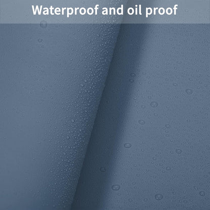 Leather Table Cover,1.8mm Thick,24x48 Inch Desk Cover,Large Desk Mat,Table Protector,Table Cover Protector,Coffee Table Protector,Table Protector Mat(Grayish Blue+Dark Green,24x48)