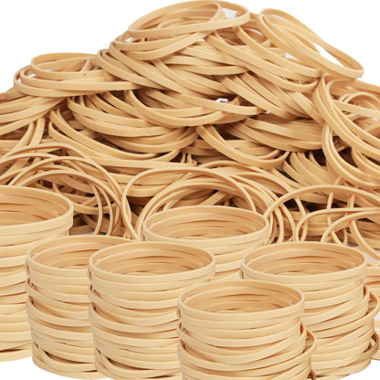 Rubber Bands Size#32 (3” x 1/8”) Elastics Band 220pcs Beige Rubber Bands for Office Supplies Home School