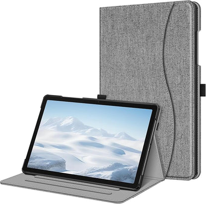 Fintie Case for Samsung Galaxy Tab A9 Plus/A9+ 5G 11 Inch 2023 Model (SM-X210/X216/X218), Multi-Angle Viewing Smart Stand Back Cover with Pocket Auto Wake/Sleep, Gray