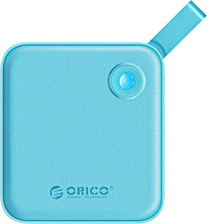 ORICO Portable SSD 2 TB with 2 in 1 USB C Cable, External Solid State Drives, Up to 460MB/s, Status Indicator, Reliable Storage for USB-C Smartphone, PC - B5PLUS(Green)