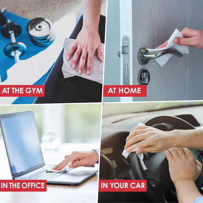 MEDIWIPER 80ct Alcohol-Free Hand Sanitizing Wipes Unscnted Antibacterial Wet Wipe, Hand Sanitizer (160 Wipes (80 * 2))