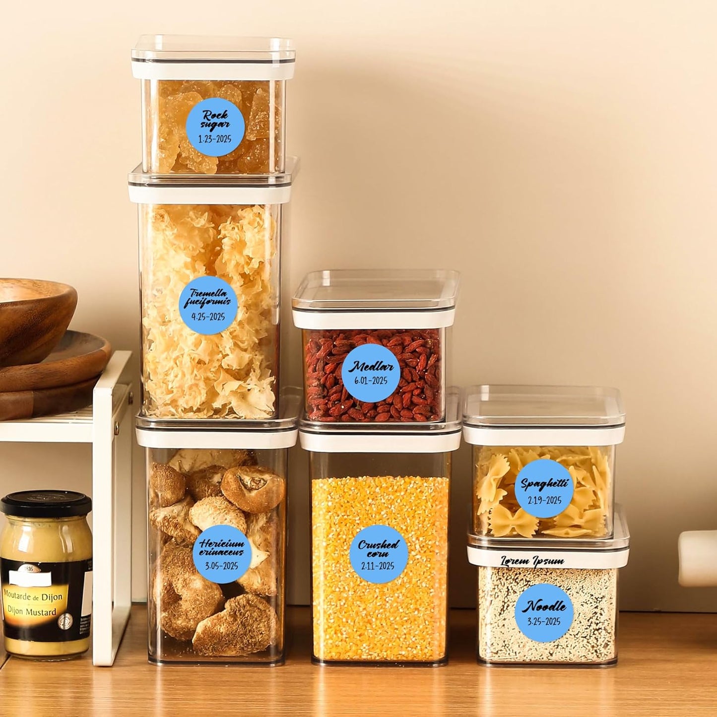 PARLAIM 1 inch Round Sky-Blue Dot Sticker,720PCS Permanent Adhesive Color Code Circle Sticker Labels for Office Classroom Garage Sale