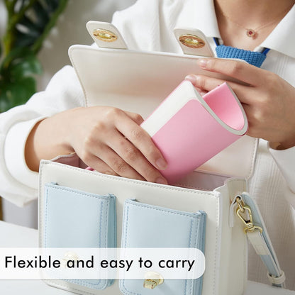 feela 16 Pack Soft Cover Journal Bulk, Lined Notebooks College Ruled for Work for Women Girl Writing, Blank Travel Journal Note Taking Notebook School Business Supplies, 8.2” x 5.5”, A5, Pink