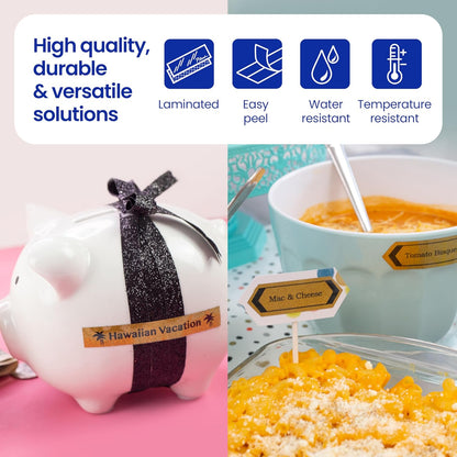 Brother Genuine P-Touch TZe, Black Print on Gold Label Tape (TZePR831), Premium Glitter Laminated,1/2in x 26.2ft (12mm x 8m) for Select P-Touch Label Makers, Powerful Lamination, for Crafting