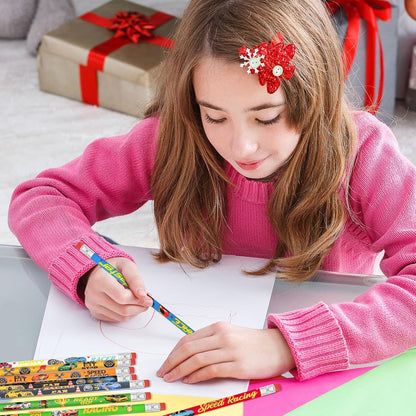 Cinrobiye 100 PCS Racing Car Pencils Race Cars Stationery Pencils Bulk with Eraser for Car Themed Birthday Party Favors Supplies School Classroom Office Giveaways Prizes Carnival Prize Game Gifts