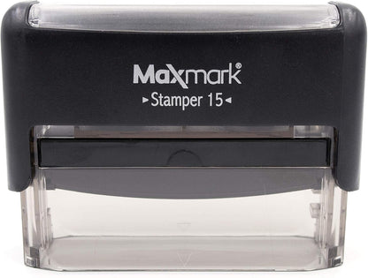 Custom Signature Stamp - Small and Wide C 15 Size Self-Inking Stamp Customized with Your Signature