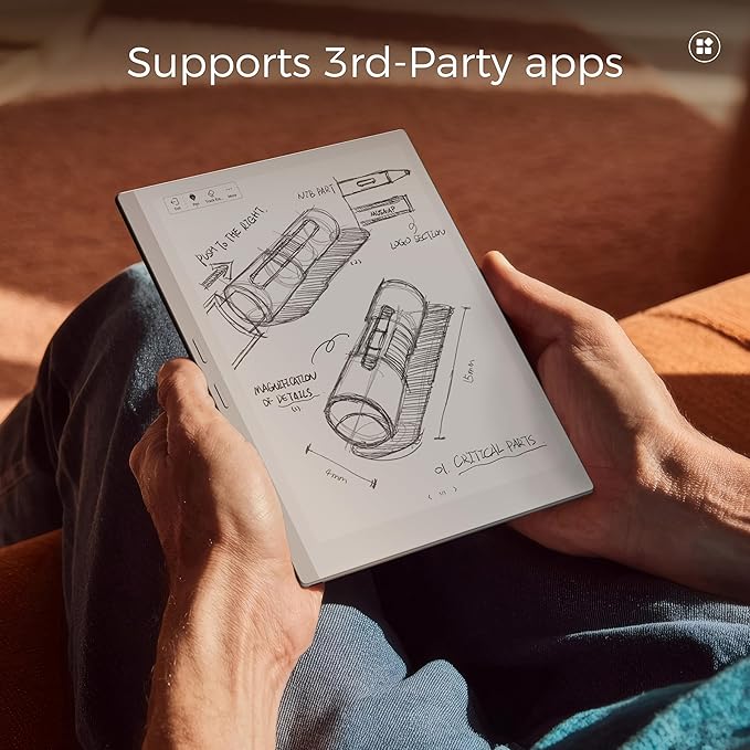 X 10.65" E Ink Paper Tablet | 8GB+128GB Ultra-Thin Flexible Screen ePaper Notebook with Stylus Pen | 2-in-1 ePaper Tablet & eBook Reader | Long Battery Life for Meetings, Study & Reading