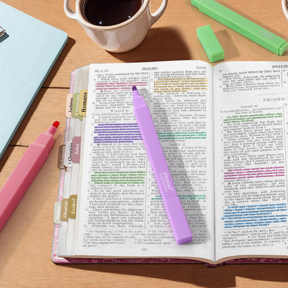 Vitoler Aesthetic Highlighters,10 Pcs Chisel Tip,Dry Fast Easy to Hold,Highlighter Set of Cute Office Desk Accessories, School Supplies