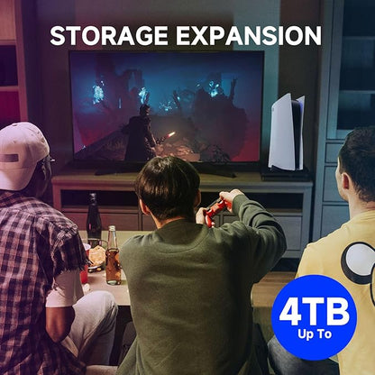 fanxiang 4TB NVMe Internal Gaming SSD for PS5 with Heatsink, Up to 7000MB/s M.2 SSD PCIe Gen 4 SSD Storage Expansion Compatible with PS5, Internal Solid State Drive for Gamers, Professionals, Creators