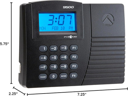 Pyramid Time Systems - TimeTrax Elite Automated Proximity Time and Attendance with Pyramid TTPROXEX Time Clock System with Software Download, Windows Compatible - No Touch Employee Punch in - Black