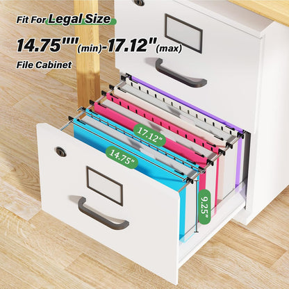 Extra Capacity Legal Size Plastic Hanging File Folders,12 Pack Reinforced Legal Hanging Folder with Heavy Duty 2 Inch Expansion,Filing Cabinet Folder,for Bulky Files, Medical Charts,Assorted Color