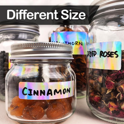 170Pcs Laser Removable Labels for Jars,for Storage Bins,for Food Containers with 2 Liquid Chalk Marker(Laser)