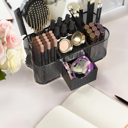 Deco Brothers Desk Organizers Pen Holder Office Caddy Storage, Black