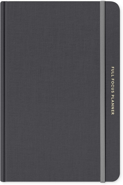 Full Focus Gray Linen Planner by Michael Hyatt - The #1 Daily Planner to Increase Focus, Eliminate Overwhelm, and Achieve Your Biggest Goals - Hardcover