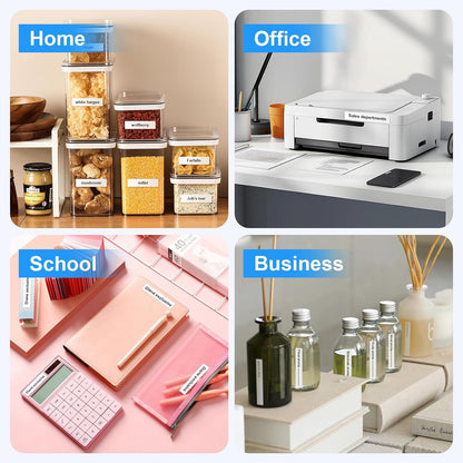 Label Orison 4PK Compatible with Brother P Touch Label Tape TZ Tape TZe-231 TZ231 TZe231 TZo231 1/2 inch Black on White Standard Laminated 12mm 0.47 Tapes