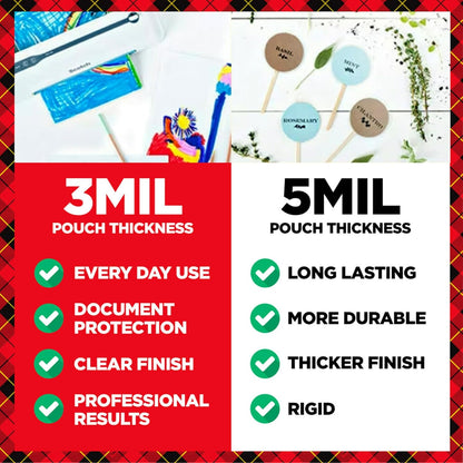 Scotch Thermal Laminating Pouches, 200 Count, Clear, 3 mil., Ideal Office or School Supplies, Fits Letter Sized Paper (8.9 in. × 11.4 in.)