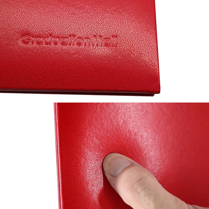GraduationMall 8.5"x11" Smooth Padded Diploma Cover Certificate Holder Red,12-Packs