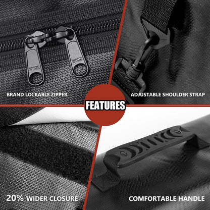 ROLOWAY Large Fireproof Bag 5200℉ Heat Insulated (17 x 12 x 5.8 inches), Fireproof Document Bag for Cash Safe and Document Safe