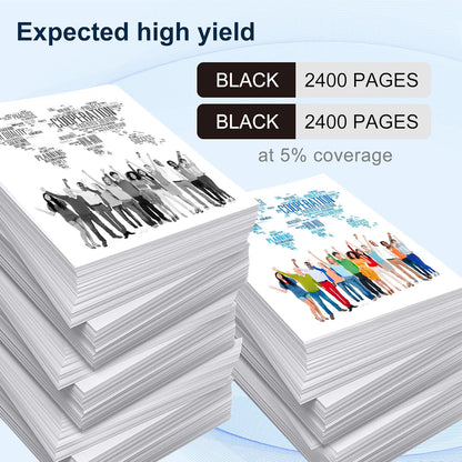 131X Black High-Capacity Toner Cartridge CF210X Replacement for HP Laserjet Pro 200 Color M251nw M276nw M251n M251 M276n Printer Ink (2 Pack)