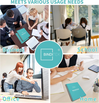 Binditek 50 Pack 8 Mil Binding Presentation Covers, Ultra Clear, 8.5 x 11 Inches, Letter Size, Square Corners, Un-Punched