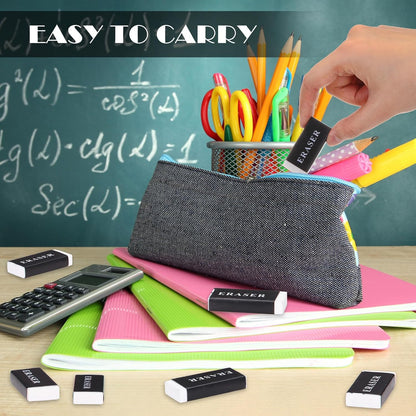 300 Pieces White Pencil Erasers Bulk Soft Art Erasers Pencil Erasers Large Rubber Erasers for Drawing Kids Student Artist Office Home Classroom Writing 1.8 x 0.8 x 0.3 Inch