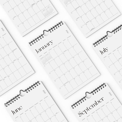 Cabbrix Mini Calendar 2025-2026 Wall Calendar, Vertical 6 x 9 inch Small Calendar July 2025 to December 2026, Easy Planning Little Notepad Calendar for Wall, Desk, Bulletin Board, Simplified