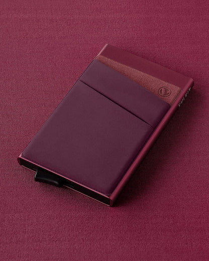 VULKIT Card Holder with Money Pocket Pop Up Wallet RFID Blocking Slim Metal Bank Card Case Holds 5 Cards and Notes