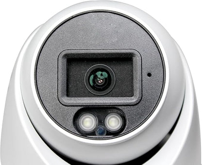 Sinis 5mp Wired Security Camera Outdoor, IP PoE Dome Surveillance Camera, Human & Motion Detection, Only Work with NVR, 100Ft Dual Light Night Vision, IP67,2.8mm Lens, Build in Mic