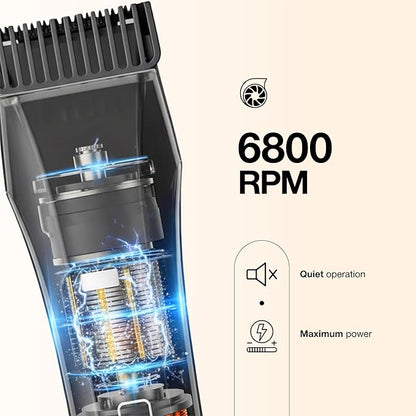 Oty Beard Trimmer for Men Adjustable - Waterproof Cordless Hair Clippers with 20-Length Dial, Stainless Steel Blades, LED Display & Travel Lock - Rechargeable Grooming Kit – Ideal Gift for Me